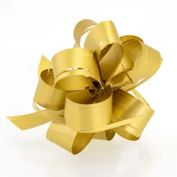 Gold Raffia Pull-Bow Ribbon